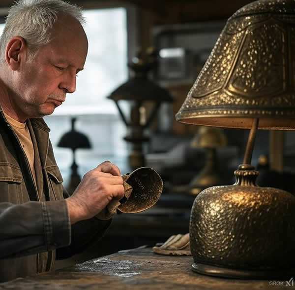 Fundición y Restauración de Bronces – Cleaner Lamp