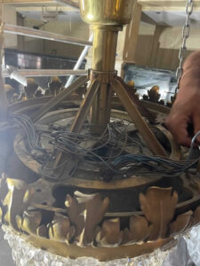 Lámpara Hotel Palace Madrid - Restauración y Limpieza Cleaner Lamp