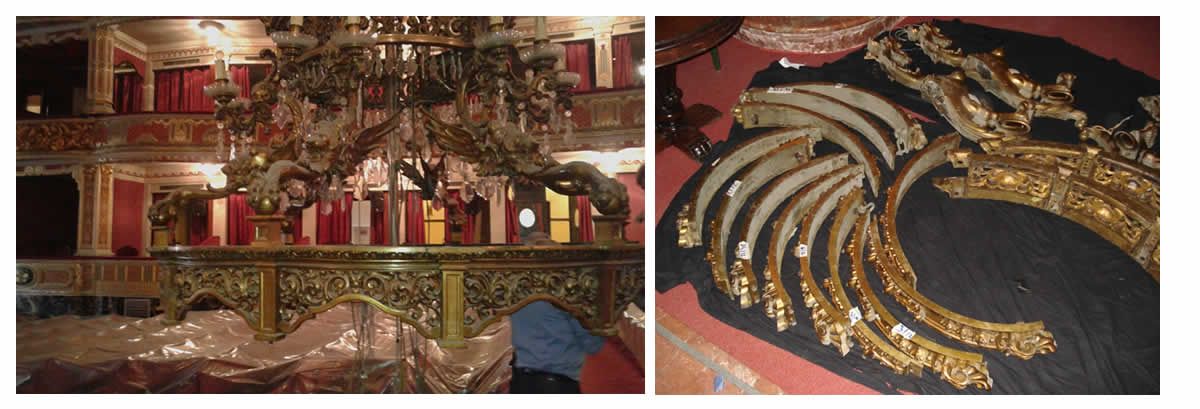 INFORME DE RESTAURACION LAMPARA TEATRO LOPE DE VEGA SEVILLA